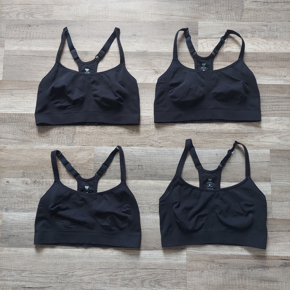 Old Navy Black Compression Sports Bra Medium Athletic Wear
